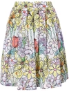 MOSCHINO PAINT BY NUMBER PRINT SKIRT,A108045212118067