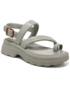 Vince Santa Cruz Toe Ring Strappy Sandals In Grey