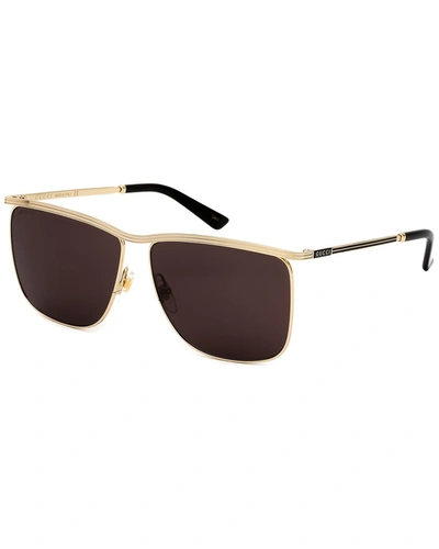 Gucci Men's Gg0821s 62mm Sunglasses In Gold