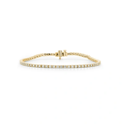 Dana Rebecca Designs Drd 2.00 Ct. Total Weight Tennis Bracelet In Yellow Gold