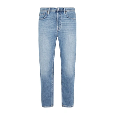 Acne Studios Skinny-fit Faded Denim Jeans In Mid Blue