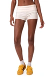 Edikted Foldover Shorts In White