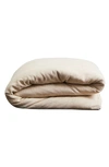 Bed Threads 100% French Flax Linen Duvet Cover In Oatmeal