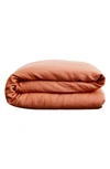 Bed Threads 100% French Flax Linen Duvet Cover In Hazelnut