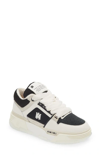Amiri Two-tone Ma-1 Sneakers In Black And White In White Black
