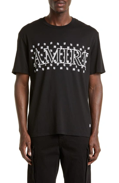 Amiri Black Paisley T-shirt