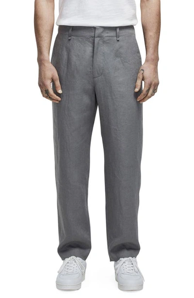 Rag & Bone Men's Shift Linen Trousers In Slate
