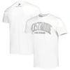 BEAST MODE WHITE BEAST MODE LOGO COLLEGIATE T-SHIRT