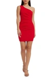 Dress The Population Martie Rogue Dress In Rouge