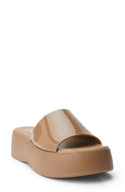 Coconuts By Matisse Solar Platform Slide Sandal In Brown
