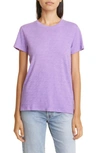 Atm Anthony Thomas Melillo Schoolboy Cotton Crewneck Tee In Bellflower