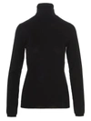 Brunello Cucinelli Cashmere Blend Lurex Rib Knit Sweater In Black
