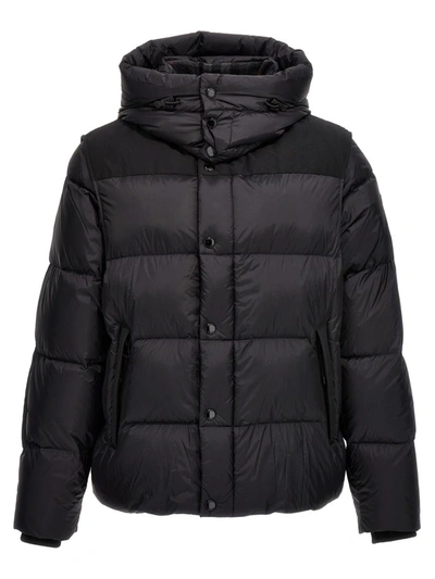 Burberry Down Jacket With Detachable Sleeves In Black