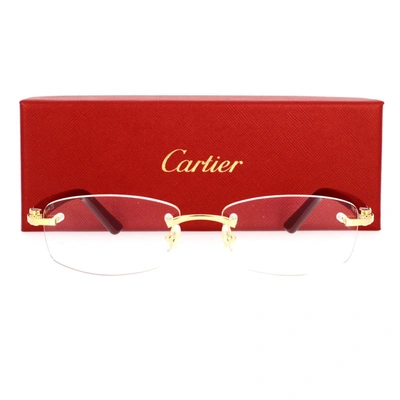 Cartier Ct0045o0 Glasses In Bordeaux