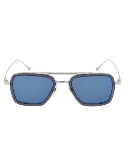 Dita Sunglasses In Smoke Grey Crystal - Black Palladium