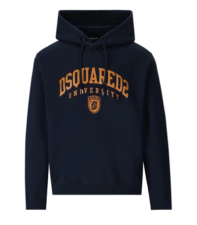 Dsquared2 Cool Fit Navy Blue Hoodie