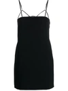Dsquared2 Cut-out Strappy Minidress In Black