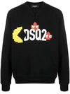 Dsquared2 Logo-print Sweatshirt In Black