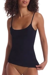 Commando Scoop-neck Microfiber Cami In Black