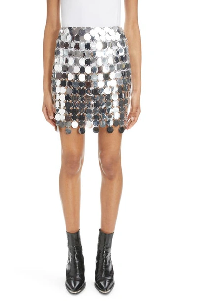 Rabanne Skirt Paco  Woman Colour Silver In Grey