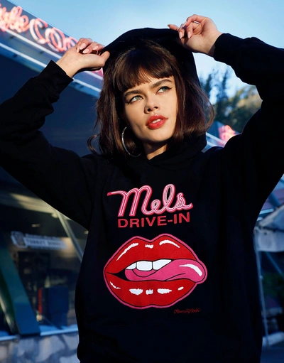 Lauren Moshi Harmony Mels Drive-in In Black