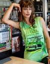 Lauren Moshi Kel Mels Drive-in In Bright Green