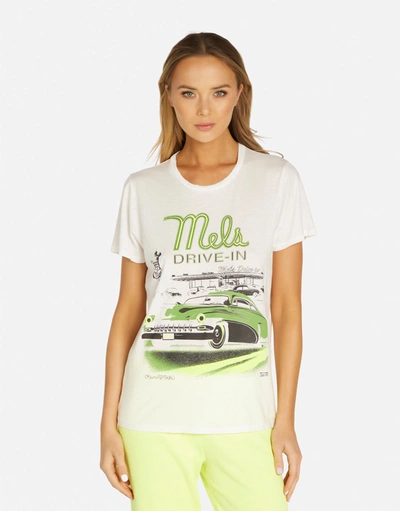 Lauren Moshi Wolf Mels Drive-in In Milk