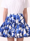 JASON WU Printed Mini Ruffle Skirt W Elastic Band