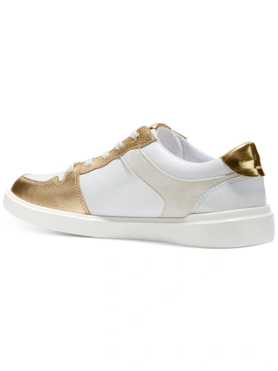 Cole Haan Grand Cosscourt Womens Faux Leather Peformance Athletic And Training Shoes In White