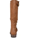 Journee Collection Women's Stormy Extra Wide Calf Knee High Riding Boots In Multi