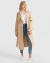 Belle & Bloom Empirical Trench Coat In Beige