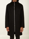 BOTTEGA VENETA BLACK MOHAIR COAT