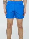 MONCLER BLUE NYLON SWIMSHORTS