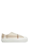 BURBERRY BURBERRY FABRIC LOW-TOP SNEAKERS