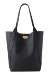 Mulberry North South Bayswater Leather Tote Bag In Negro