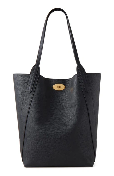 Mulberry North South Bayswater Leather Tote Bag In Negro