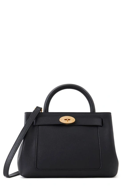 Mulberry Small Islington Silky Calfskin Satchel In Black