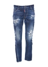 Dsquared2 Men's Low Rise Denim Jeans In Blue
