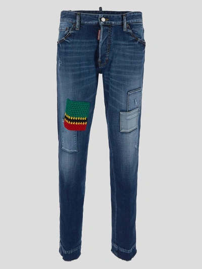 Dsquared2 Blue Jeans In <p> Blue Jeans In Cotton