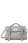 Mulberry Womens Pale Grey Alexa Leather Satchel Bag