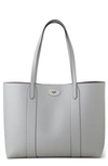 Mulberry Bayswater Leather Tote In Pale Grey