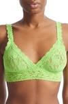 Hanky Panky Signature Lace Bralette In Green