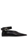 Jil Sander Strap Leather Ballet Flats