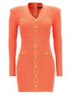 Balmain Button Detail Knitted Dress