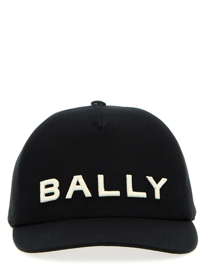 Bally Logo Embroidery Cap Hats Black
