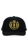 BALLY LOGO EMBROIDERY CAP HATS BLACK