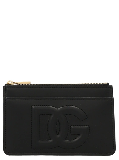 Dolce & Gabbana Logo Wallet Wallets, Card Holders Black