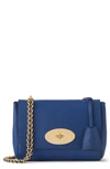 Mulberry Lily Heavy Grain Leather Convertible Shoulder Bag In Pigment Blue