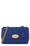 Mulberry Medium Lily Leather Bag In Pigment Blue