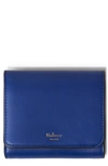 Mulberry Small Leather French Wallet In Pigment Blue